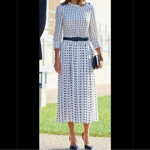 Massimo Dutti pleated dress